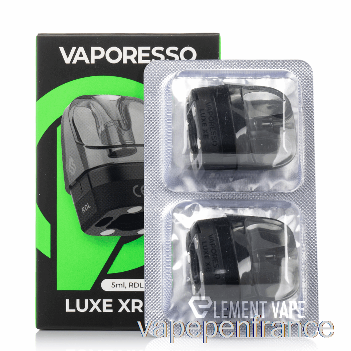 Vaporesso Luxe Xr ​​dosettes De Remplacement 5ml Rdl Pods Stylo Vape